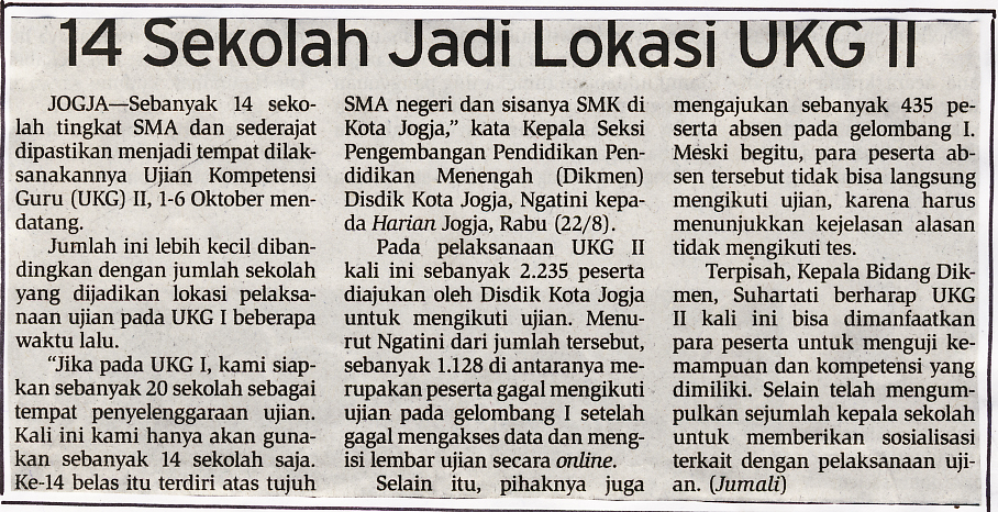 Kliping jogja terbaru